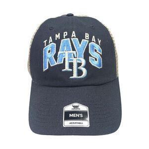 Fan Favorite MLB Genuine Merchandise Tampa Bay Rays Mesh SnapBack Hat - One Size